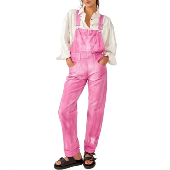 Free People Ziggy Overalls NWOT - small - Picture 2 of 13